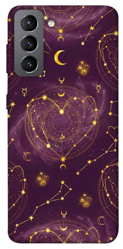 Чехол itsPrint Purple astrology для Samsung Galaxy S21 FE, таро, купить оптом с доставкой