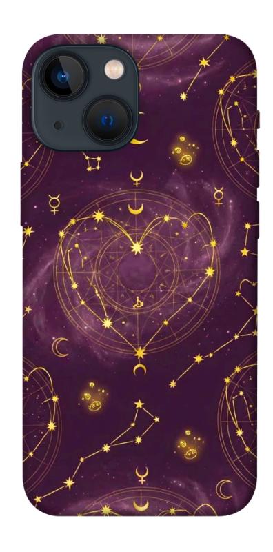 Чехол itsPrint Purple astrology для Apple iPhone 13 mini (5.4"), таро, купить оптом с доставкой