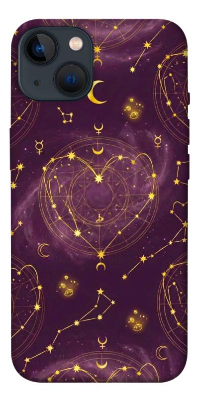 Чехол itsPrint Purple astrology для Apple iPhone 13 (6.1"), таро, купить оптом с доставкой