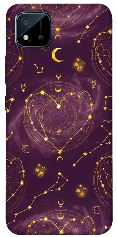 Чехол itsPrint Purple astrology для Realme C11 (2021), таро, купить оптом с доставкой