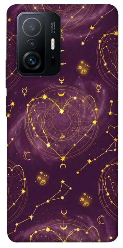 Чехол itsPrint Purple astrology для Xiaomi 11T / 11T Pro, таро, купить оптом с доставкой