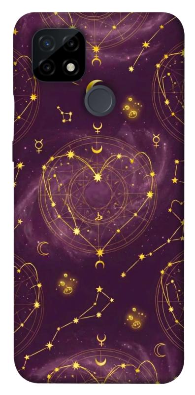 Чехол itsPrint Purple astrology для Realme C21, таро, купить оптом с доставкой