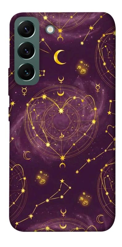 Чехол itsPrint Purple astrology для Samsung Galaxy S22, таро, купить оптом с доставкой