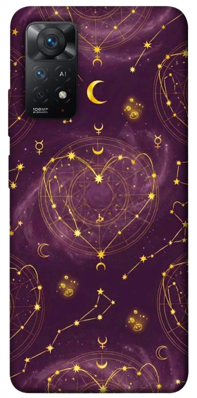 Чехол itsPrint Purple astrology для Xiaomi Redmi Note 11 Pro 4G/5G, таро, купить оптом с доставкой