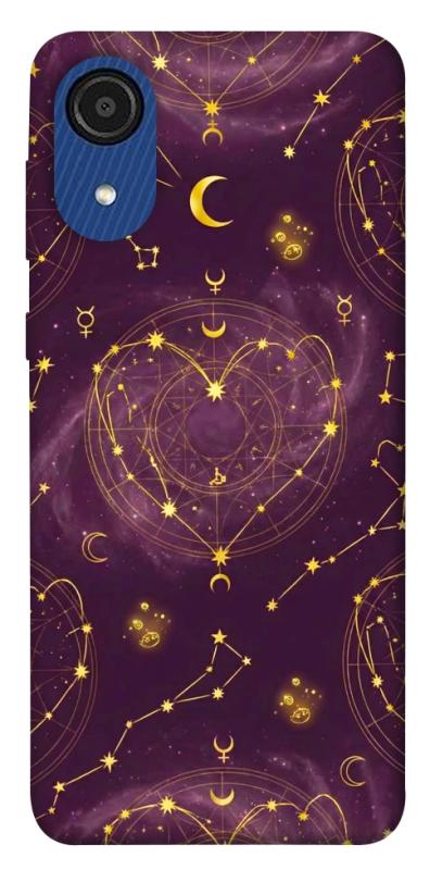 Чехол itsPrint Purple astrology для Samsung Galaxy A03 Core, таро, купить оптом с доставкой