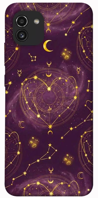 Чехол itsPrint Purple astrology для Samsung Galaxy A03, таро, купить оптом с доставкой