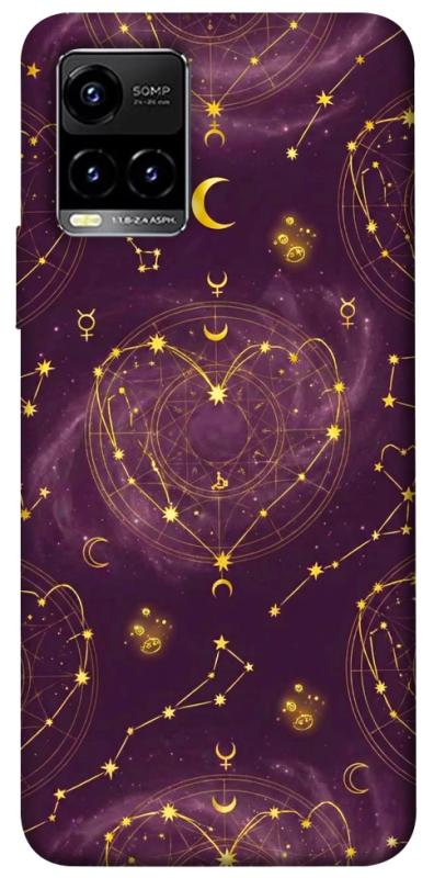 Чехол itsPrint Purple astrology для Vivo Y21 / Y33s, таро, купить оптом с доставкой