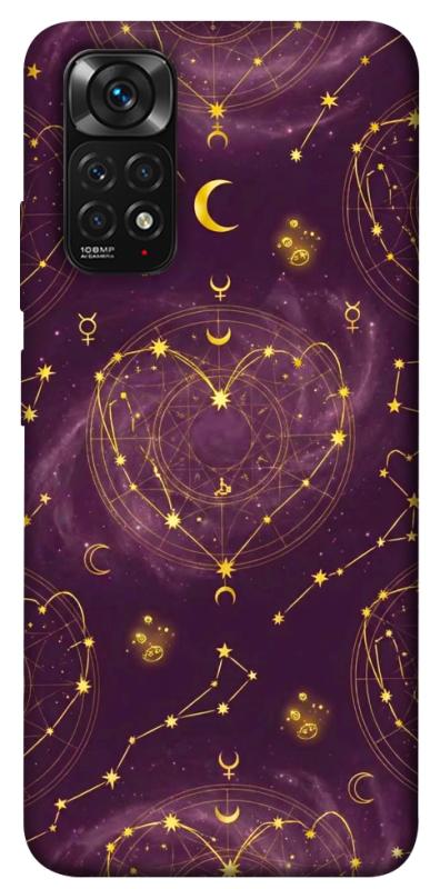 Чехол itsPrint Purple astrology для Xiaomi Redmi Note 11 (Global) / Note 11S, таро, купить оптом с доставкой
