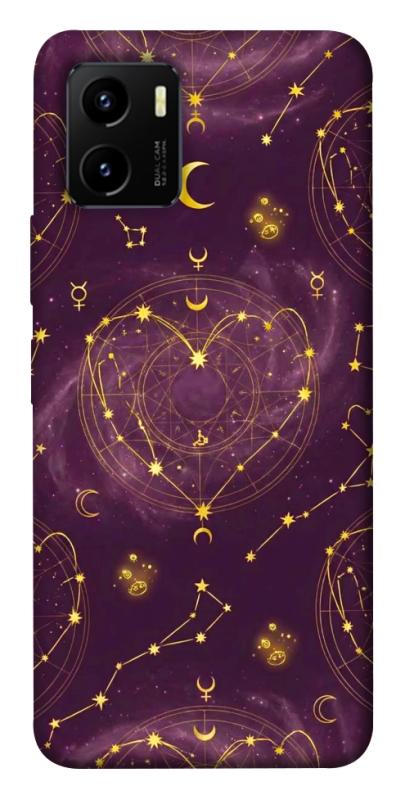 Чехол itsPrint Purple astrology для Vivo Y15s, таро, купить оптом с доставкой