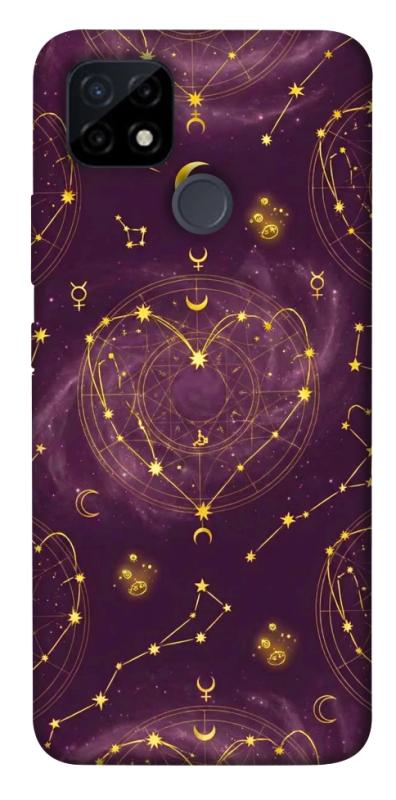 Чехол itsPrint Purple astrology для Realme C12, таро, купить оптом с доставкой