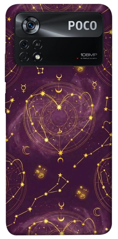 Чехол itsPrint Purple astrology для Xiaomi Poco X4 Pro 5G, таро, купить оптом с доставкой