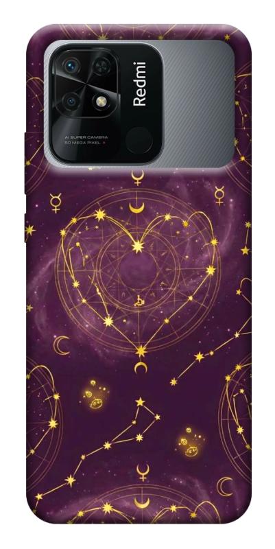 Чехол itsPrint Purple astrology для Xiaomi Redmi 10C, таро, купить оптом с доставкой