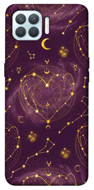 Чехол itsPrint Purple astrology для Oppo F17 Pro, таро, купить оптом с доставкой