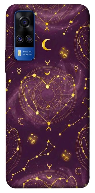 Чехол itsPrint Purple astrology для Vivo Y51a, таро, купить оптом с доставкой