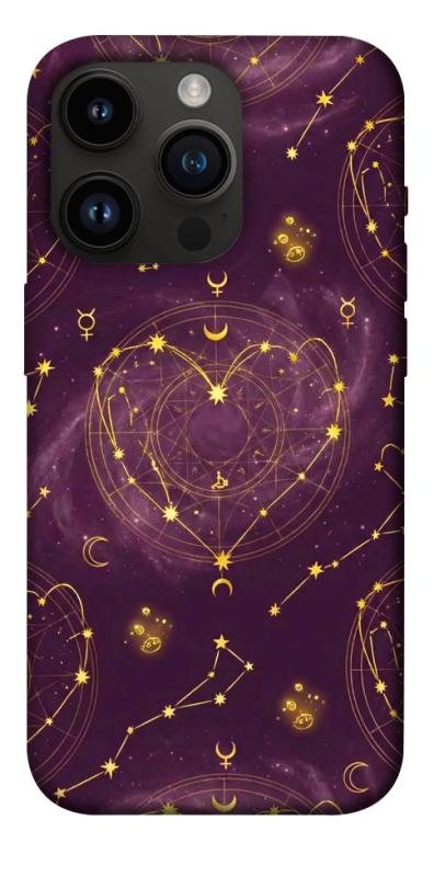 Чехол itsPrint Purple astrology для Apple iPhone 14 Pro (6.1"), таро, купить оптом с доставкой