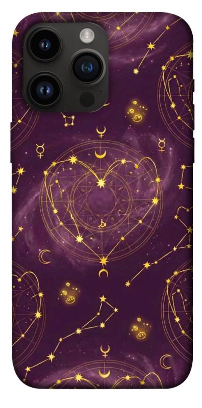 Чехол itsPrint Purple astrology для Apple iPhone 14 Pro Max (6.7"), таро, купить оптом с доставкой