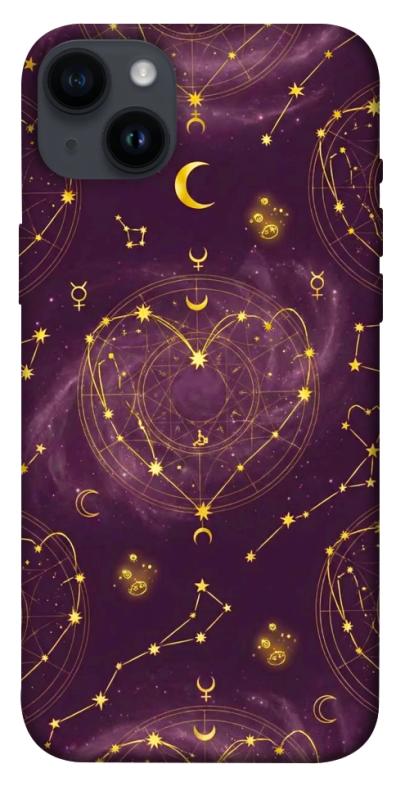 Чехол itsPrint Purple astrology для Apple iPhone 14 Plus (6.7"), таро, купить оптом с доставкой