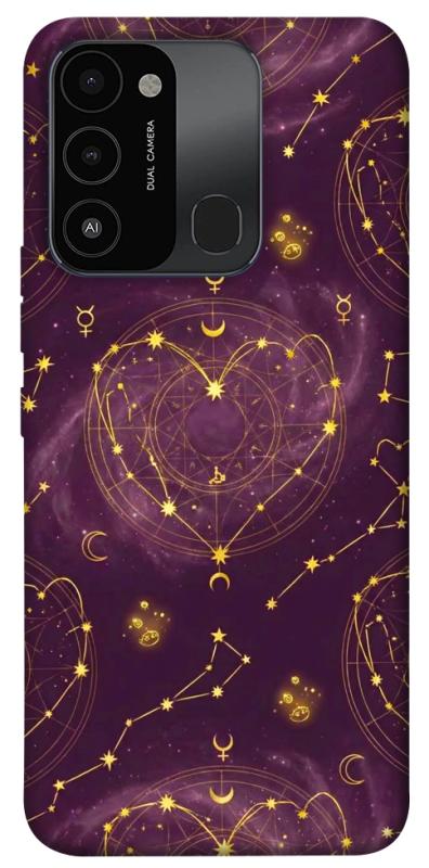 Чехол itsPrint Purple astrology для TECNO Spark 8C, таро, купить оптом с доставкой