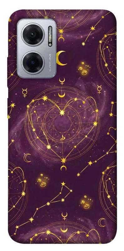 Чехол itsPrint Purple astrology для Xiaomi Redmi Note 11E, таро, купить оптом с доставкой