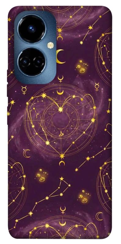 Чехол itsPrint Purple astrology для TECNO Camon 19 (CI6n) / 19 Pro (CI8n), таро, купить оптом с доставкой