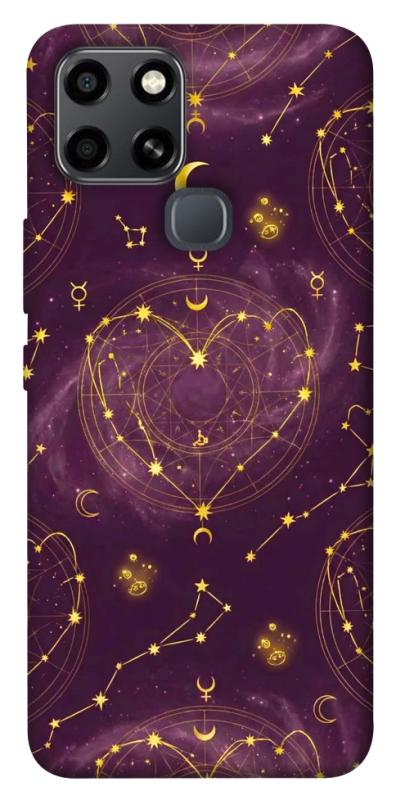 Чехол itsPrint Purple astrology для Infinix Smart 6, таро, купить оптом с доставкой