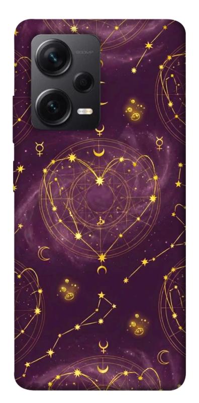 Чехол itsPrint Purple astrology для Xiaomi Redmi Note 12 Pro+ 5G, таро, купить оптом с доставкой
