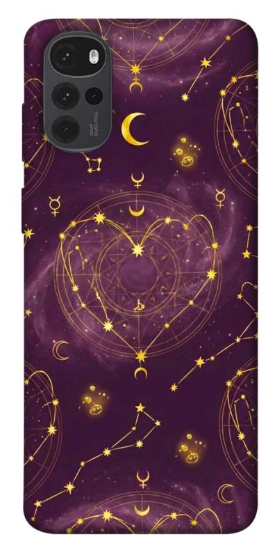 Чехол itsPrint Purple astrology для Motorola Moto G22, таро, купить оптом с доставкой