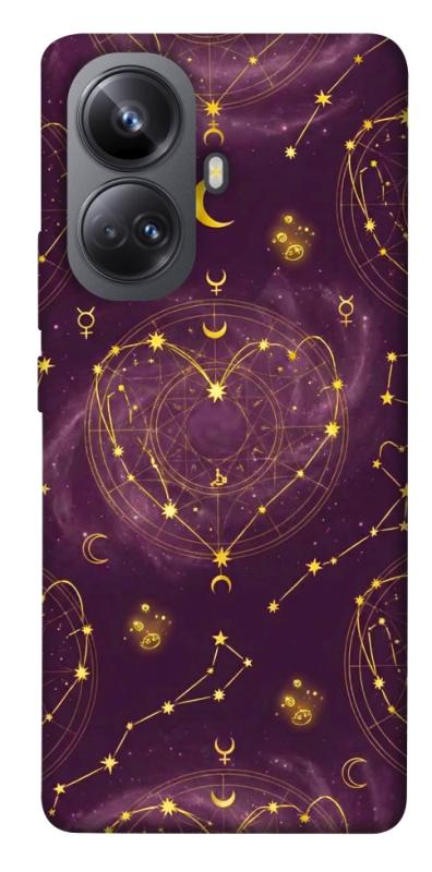 Чехол itsPrint Purple astrology для Realme 10 Pro+, таро, купить оптом с доставкой