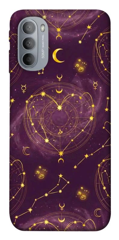 Чехол itsPrint Purple astrology для Motorola Moto G31, таро, купить оптом с доставкой