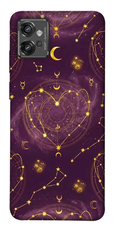 Чехол itsPrint Purple astrology для Motorola Moto G32, таро, купить оптом с доставкой