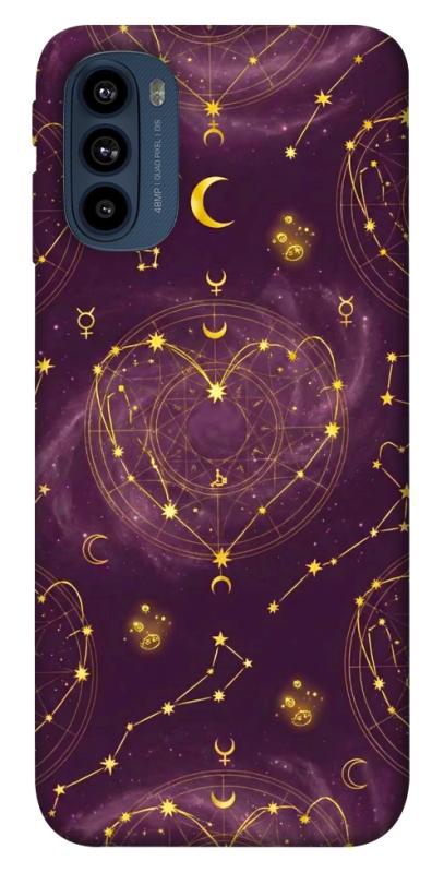 Чехол itsPrint Purple astrology для Motorola Moto G41, таро, купить оптом с доставкой