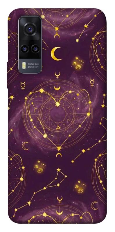 Чехол itsPrint Purple astrology для Vivo Y31, таро, купить оптом с доставкой