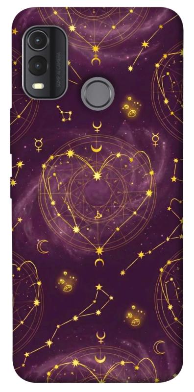Чехол itsPrint Purple astrology для Nokia G11 Plus, таро, купить оптом с доставкой