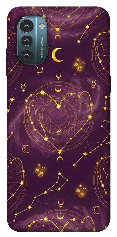 Чехол itsPrint Purple astrology для Nokia G21, таро, купить оптом с доставкой
