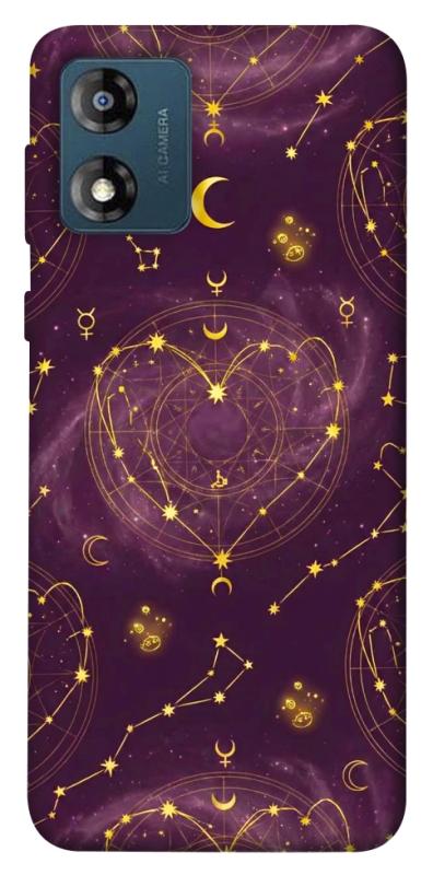 Чехол itsPrint Purple astrology для Motorola Moto E13, таро, купить оптом с доставкой