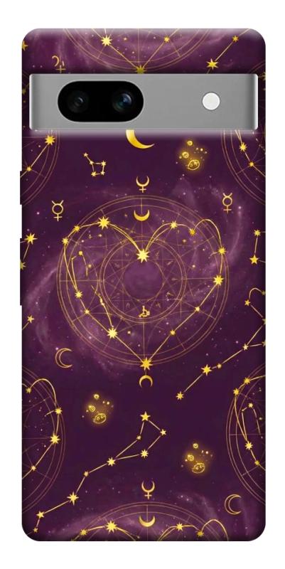 Чехол itsPrint Purple astrology для Google Pixel 7a, таро, купить оптом с доставкой