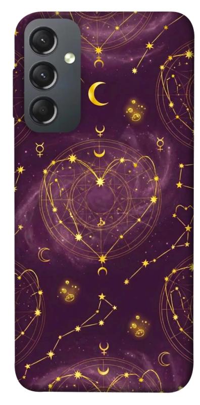 Чехол itsPrint Purple astrology для Samsung Galaxy A24 4G, таро, купить оптом с доставкой