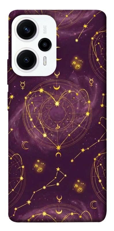 Чехол itsPrint Purple astrology для Xiaomi Poco F5 / Note 12 Turbo, таро, купить оптом с доставкой