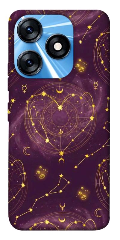 Чехол itsPrint Purple astrology для TECNO Spark 10 Pro, таро, купить оптом с доставкой