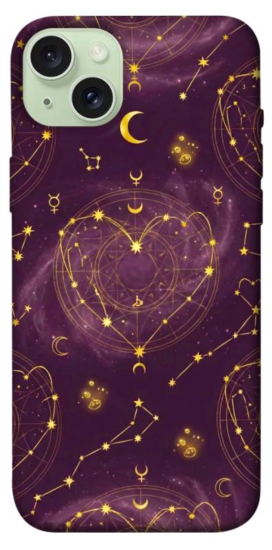 Чехол itsPrint Purple astrology для Apple iPhone 15 Plus (6.7"), таро, купить оптом с доставкой