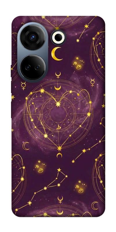 Чехол itsPrint Purple astrology для TECNO Camon 20 Pro (CK7n), таро, купить оптом с доставкой