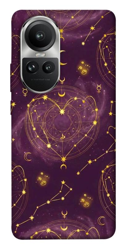 Чехол itsPrint Purple astrology для Oppo Reno 10, таро, купить оптом с доставкой