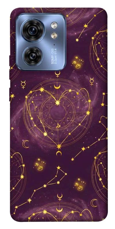 Чехол itsPrint Purple astrology для Motorola Edge 40, таро, купить оптом с доставкой