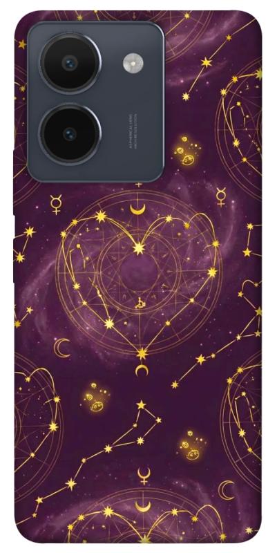 Чехол itsPrint Purple astrology для Vivo Y36, таро, купить оптом с доставкой