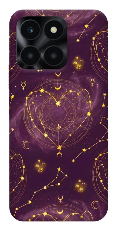 Чехол itsPrint Purple astrology для Huawei Honor X6a, таро, купить оптом с доставкой