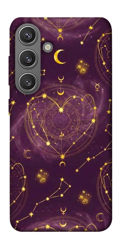 Чехол itsPrint Purple astrology для Samsung Galaxy S24, таро, купить оптом с доставкой