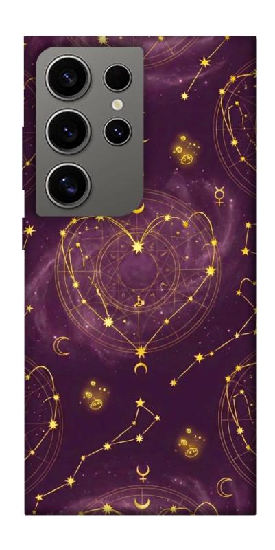 Чехол itsPrint Purple astrology для Samsung Galaxy S24 Ultra, таро, купить оптом с доставкой