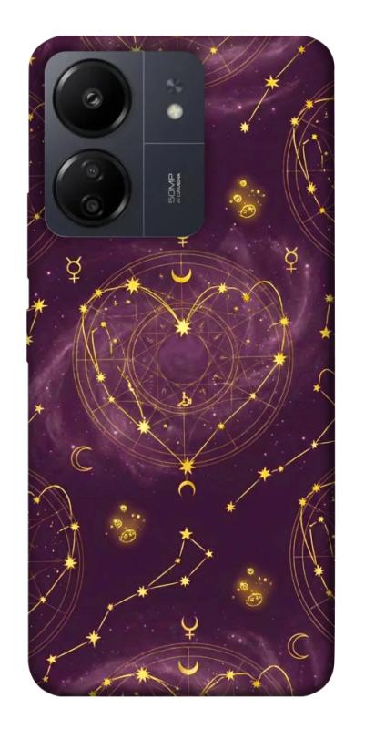 Чехол itsPrint Purple astrology для Xiaomi Redmi 13C, таро, купить оптом с доставкой