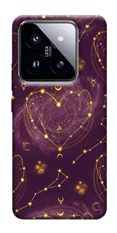 Чехол itsPrint Purple astrology для Xiaomi 14 Pro, таро, купить оптом с доставкой