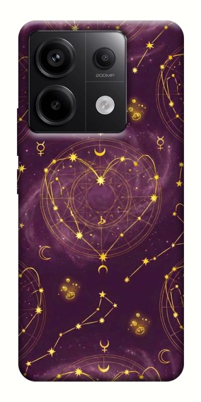 Чехол itsPrint Purple astrology для Xiaomi Redmi Note 13 Pro 4G, таро, купить оптом с доставкой